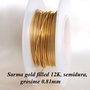 Sarma gold filled 12k, 0.81mm (0.5)