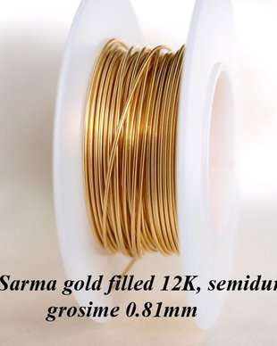 Sarma gold filled 12k, 0.81mm (0.5)