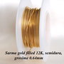 Sarma gold filled 12k, 0.64mm (0.5)