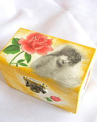cutie lemn decorata 22581