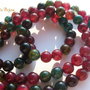 Agate crab fire multicolore aprox 8.5 mm