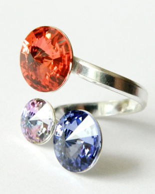Inel Swarovski - Trio