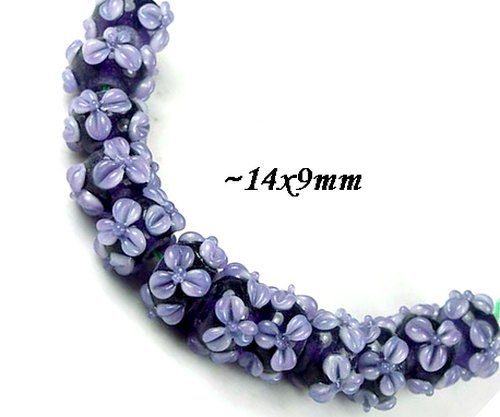 4053 - 2b Margele de lampa lampwork