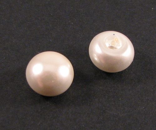4142 - (2 buc) Perle tip Mallorca cabochon 10x7mm