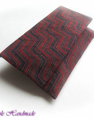 ZigZag  - geanta plic material imprimeu dungi