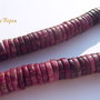 (5 buc) Jasper heishi aprox 10.5x2-3 mm