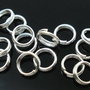 Zale duble placate argint 6mm   SPLAK 084
