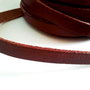 50cm snur plat piele naturala maro 10x2,5mm (ELGE 03)