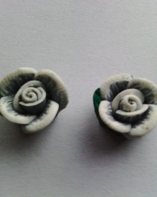 LFF164 - floare fimo gri