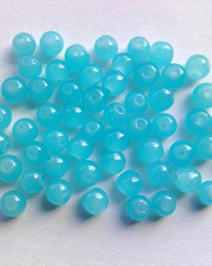 LMS443 - margele sticla bleu 4mm