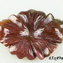 4240 - Pandantiv floare sculptata agata indiana