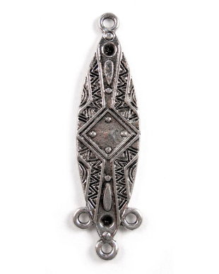 Candelabru, argintiu antichizat, 11x43 mm