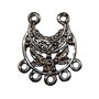 Candelabru, negru, 20x23 mm