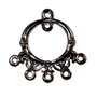Candelabru, negru, 26x25 mm