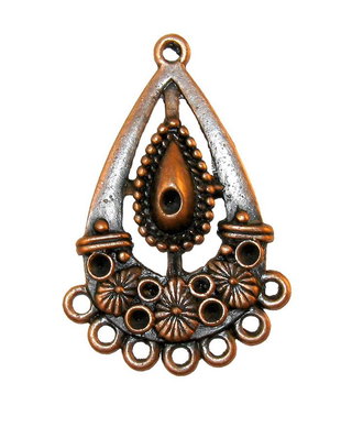 Candelabru, cupru, 29x43 mm