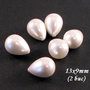 4247 - 2buc Perle tip Mallorca semigaurite 13x9mm