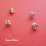 Conuri ornamentale din argint 925 aprox 5x5.5 mm