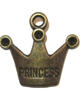 Pandantiv metalic, bronz, 19x17 mm