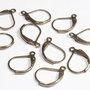 Tortite cercei finisaj bronz ,leverback 15x10mm PAD2 0017