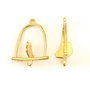 Conector pasare, finisaj auriu, 30x24 mm (cod 6-188)