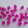 LMA807 - (10 buc) margele acrilice roz-fucsia 8x6 mm