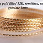 Sarma gold filled 12k, rasucita, 1mm (0.1)