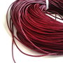 1m snur piele naturala pearlized dark cherry 1,5mm (PAD2 0011)