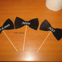 Props/Decoratiuni petreceri/nunta/botez/candy bar/mustati/ochelari/Semne  pentru mire si mireasa