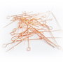 10b ace cu bucla cupru, rose gold 30x0,7mm (RGLAK 23)