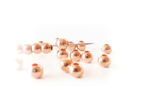 10b Distantiere sfera rose gold 4mm (RGLAK 029)