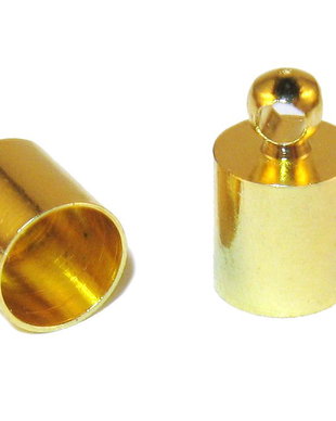 Terminatii sirag, 6x9.5 mm, aurii