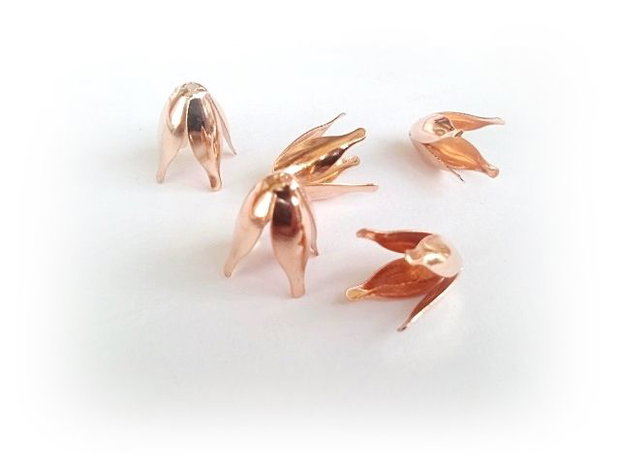 2b element deco / capac cupru rose gold 12x10mm (RGLAK 33)