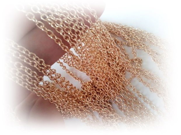 1m lant rose gold 3,5mm x 3mm (RGLAK 34)