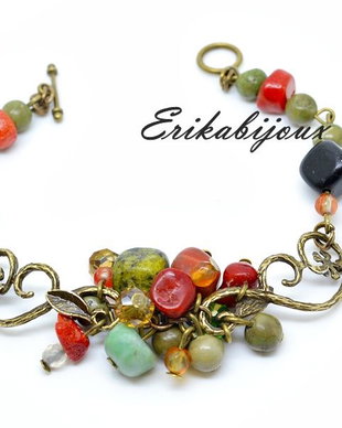 Bratara toamna colorata-Colectia  Simply&Glam