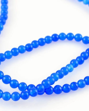 JA1011 Jad bleu, sfere de 4mm