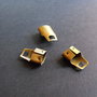 CAPETE BRONZ PT SNURURI SI ESARFE -  11 X 16 MM