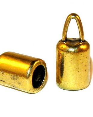 Terminatii sirag, 7x14 mm, auriu antichizat