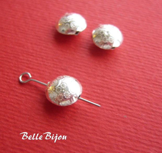 Pestisor balon din argint 925 de dimensiuni 8x8x4 mm