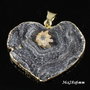 4296 - Pandantiv agata druzy inima