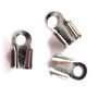 Terminatii sirag, metalice, culoarea platinii, 3x6 mm
