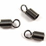 Terminatii sirag, negre, 11x5 mm