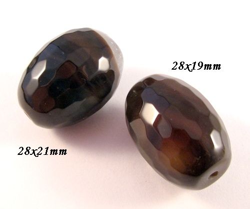 4325 - (2 buc) Agate fatetate butoias