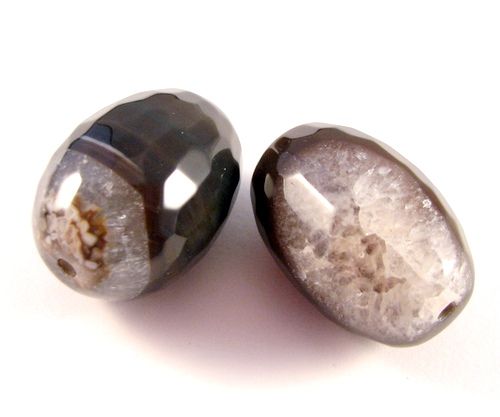 4325 - (2 buc) Agate fatetate butoias
