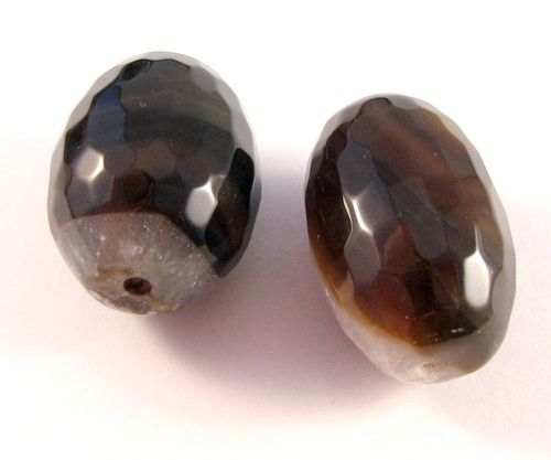 4325 - (2 buc) Agate fatetate butoias