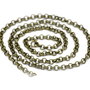 1m lant alama finisaj bronz, zale rotunde 2.5mm (BZLAK 094)