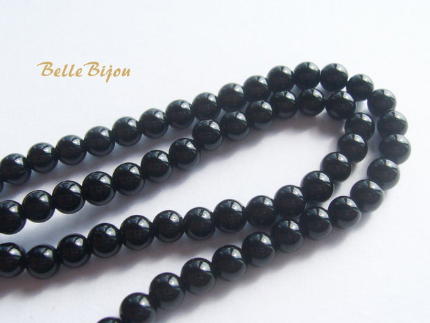 Turmalina neagra NATURALA 4 mm