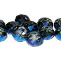Cristale din sticla, 8x6 mm, albastre