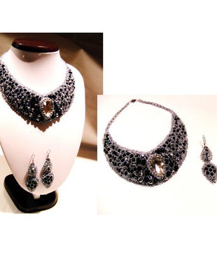 Set "lacrima argintie"