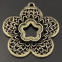 4359 - 1b Pandantiv floare bronz