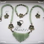 SET-AVENTURIN VERDE SI BRONZ